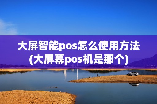 大屏智能pos怎么使用方法(大屏幕pos机是那个)
