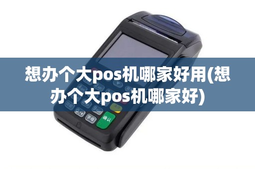 想办个大pos机哪家好用(想办个大pos机哪家好)