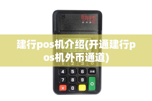 建行pos机介绍(开通建行pos机外币通道)