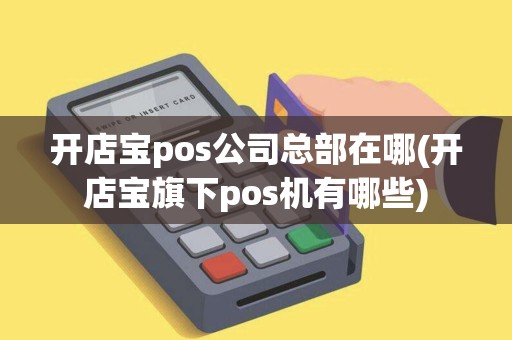 开店宝pos公司总部在哪(开店宝旗下pos机有哪些)