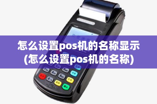 怎么设置pos机的名称显示(怎么设置pos机的名称)