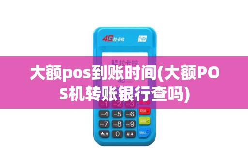 大额pos到账时间(大额POS机转账银行查吗)