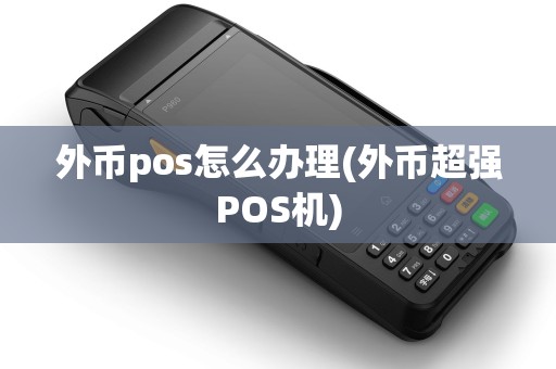 外币pos怎么办理(外币超强POS机)