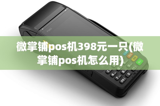 微掌铺pos机398元一只(微掌铺pos机怎么用)