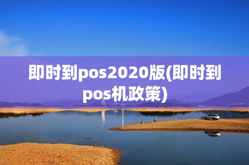 即时到pos2020版(即时到pos机政策)