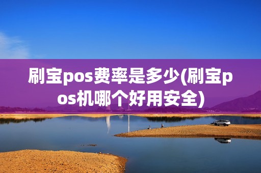 刷宝pos费率是多少(刷宝pos机哪个好用安全)