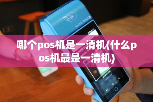 哪个pos机是一清机(什么pos机最是一清机)