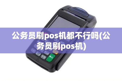 公务员刷pos机都不行吗(公务员刷pos机)