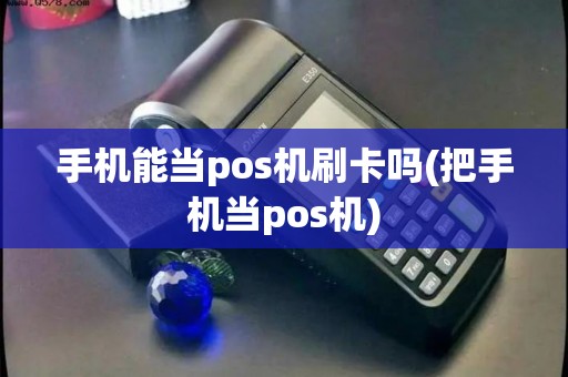 手机能当pos机刷卡吗(把手机当pos机)