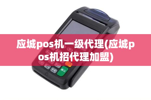 应城pos机一级代理(应城pos机招代理加盟)