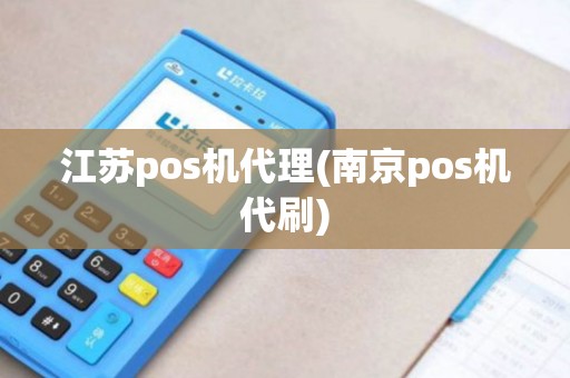 江苏pos机代理(南京pos机代刷)