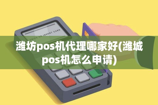 潍坊pos机代理哪家好(潍城pos机怎么申请)