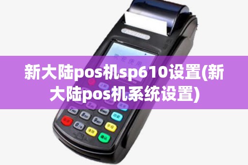 新大陆pos机sp610设置(新大陆pos机系统设置)