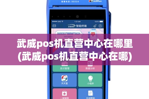 武威pos机直营中心在哪里(武威pos机直营中心在哪)