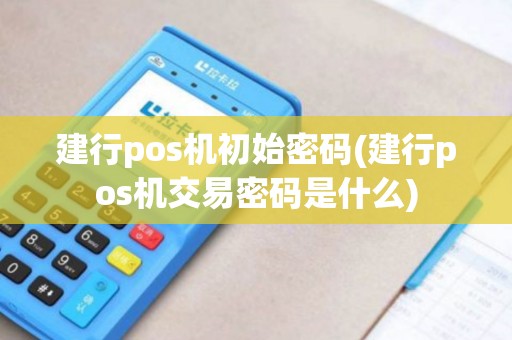 建行pos机初始密码(建行pos机交易密码是什么)