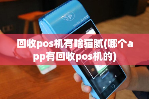 回收pos机有啥猫腻(哪个app有回收pos机的)