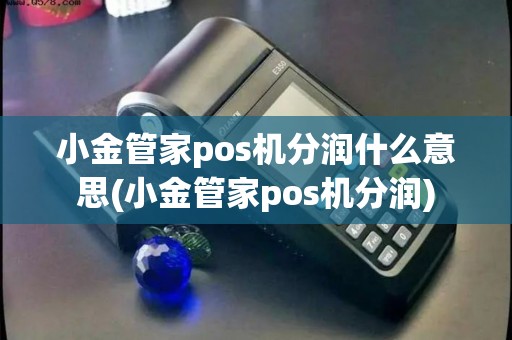 小金管家pos机分润什么意思(小金管家pos机分润)