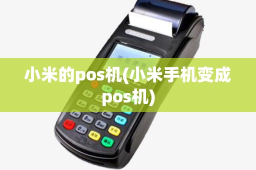 小米的pos机(小米手机变成pos机)