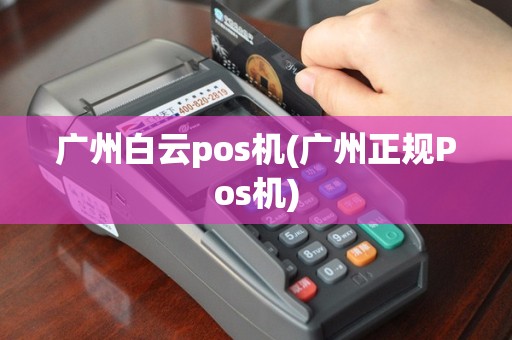 广州白云pos机(广州正规Pos机)
