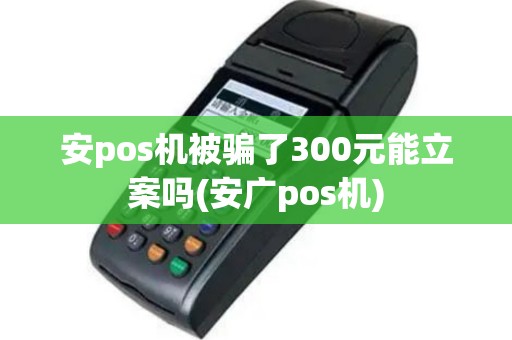 安pos机被骗了300元能立案吗(安广pos机)
