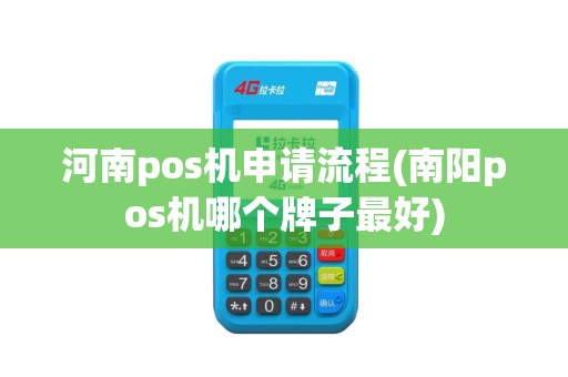 河南pos机申请流程(南阳pos机哪个牌子最好)