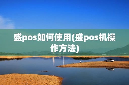 盛pos如何使用(盛pos机操作方法)