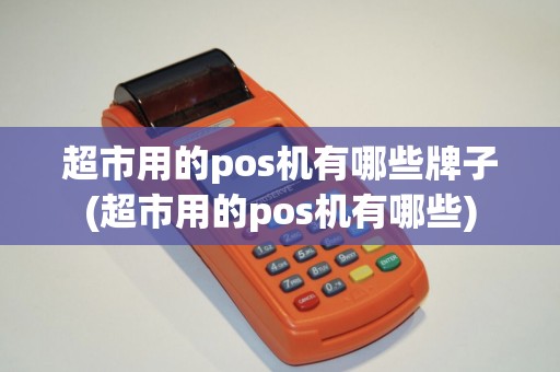 超市用的pos机有哪些牌子(超市用的pos机有哪些)