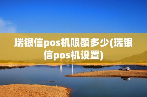 瑞银信pos机限额多少(瑞银信pos机设置)
