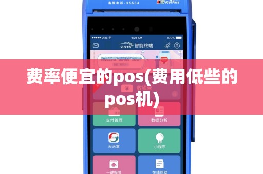 费率便宜的pos(费用低些的pos机)