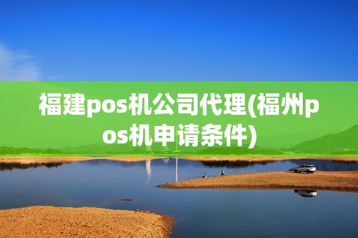 福建pos机公司代理(福州pos机申请条件)