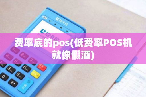 费率底的pos(低费率POS机就像假酒)
