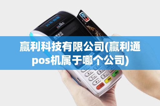赢利科技有限公司(赢利通pos机属于哪个公司)