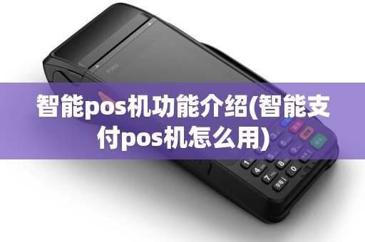 智能pos机功能介绍(智能支付pos机怎么用)