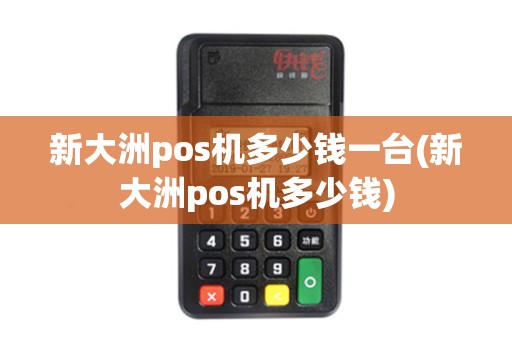 新大洲pos机多少钱一台(新大洲pos机多少钱)