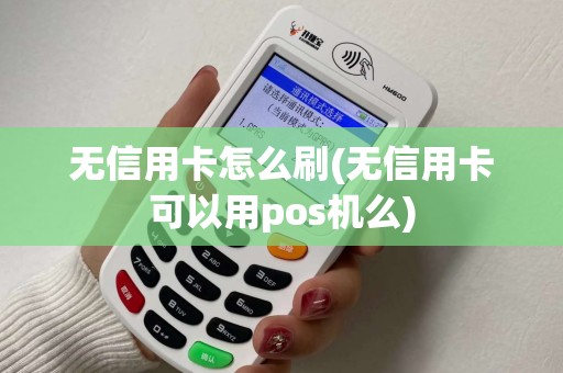 无信用卡怎么刷(无信用卡可以用pos机么)