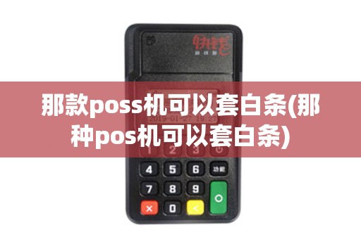 那款poss机可以套白条(那种pos机可以套白条)