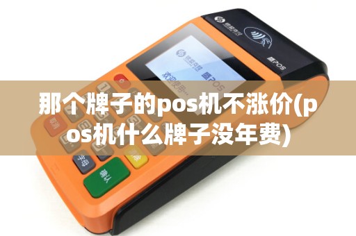 那个牌子的pos机不涨价(pos机什么牌子没年费)