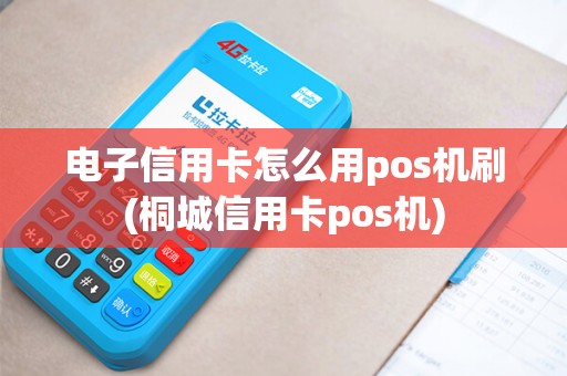 电子信用卡怎么用pos机刷(桐城信用卡pos机)