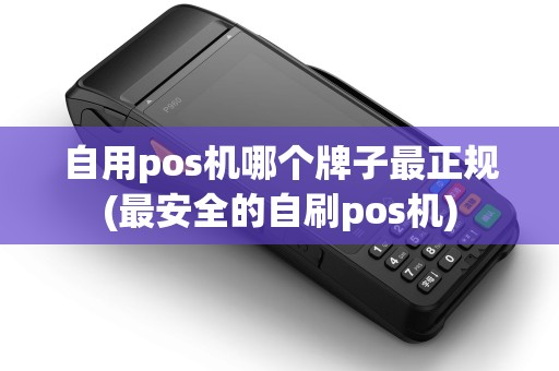 自用pos机哪个牌子最正规(最安全的自刷pos机)