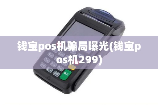 钱宝pos机骗局曝光(钱宝pos机299)