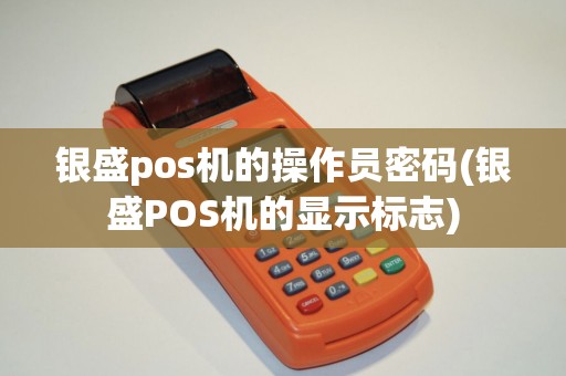 银盛pos机的操作员密码(银盛POS机的显示标志)