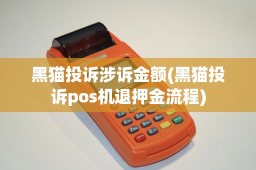 黑猫投诉涉诉金额(黑猫投诉pos机退押金流程)