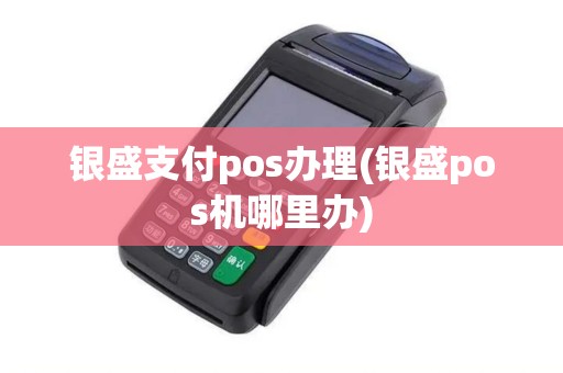银盛支付pos办理(银盛pos机哪里办)