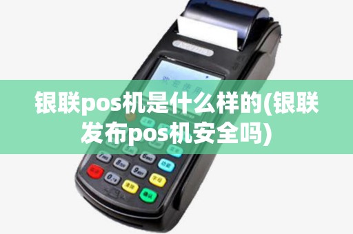 银联pos机是什么样的(银联发布pos机安全吗)