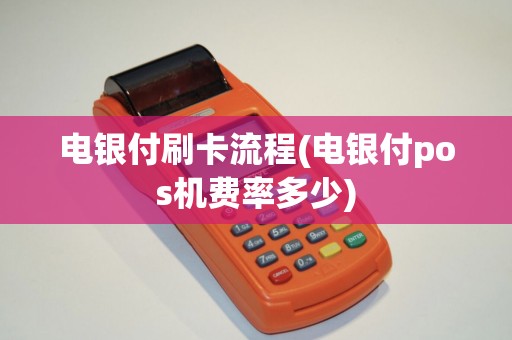 电银付刷卡流程(电银付pos机费率多少)