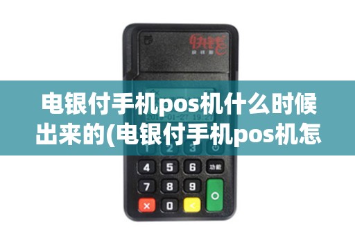 电银付手机pos机什么时候出来的(电银付手机pos机怎么开通)