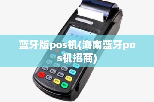 蓝牙版pos机(海南蓝牙pos机招商)