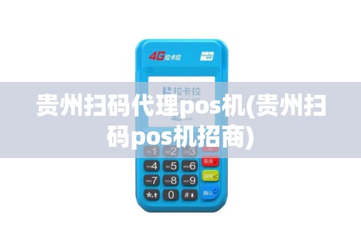 贵州扫码代理pos机(贵州扫码pos机招商)