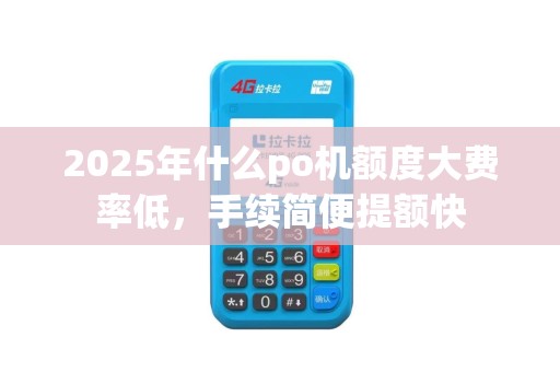 2025年什么po机额度大费率低，手续简便提额快