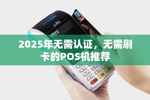 2025年无需认证，无需刷卡的POS机推荐